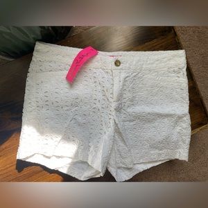 NWT. Lily Pulitzer Eyelet Shorts.